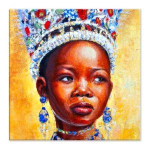 Print on Canvas "Her Eyes on the Throne".